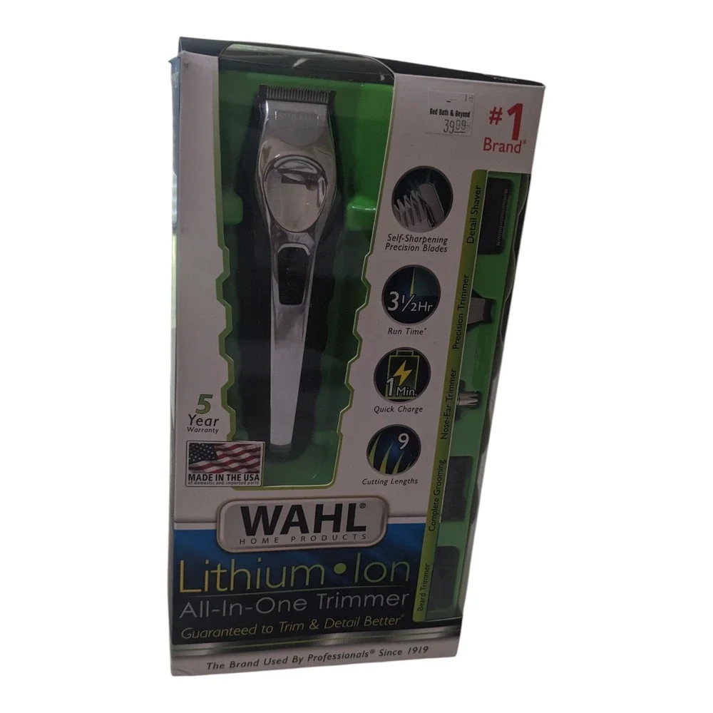Wahl Lithium Ion All-In-One Trimmer Detail‎ Shaver Precision Blades 9 Lengths